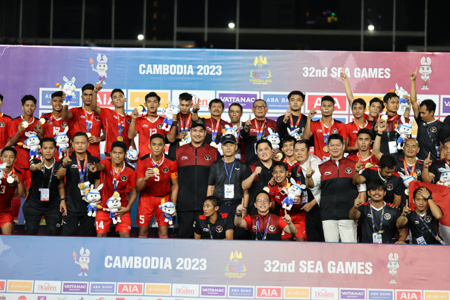 Tim U-22 Indonesia akan mendarat di Bandara Soekarno-Hatta, Cengkareng, Tangerang, Kamis malam (18/5/2023). (Foto: PSSI)
