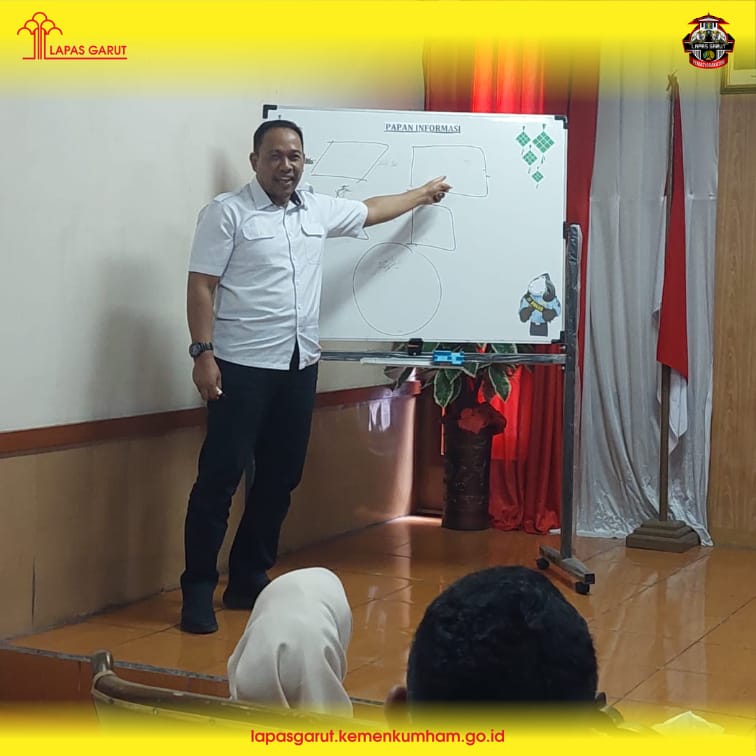 Inspektur Wilayah II Inspektorat Jenderal Kemenkumham, Lilik Sujandi, memberikan arahan terkait tugas pokok dan fungsi di Lapas Garut, Jumat (14/7/2023)(Foto: Ist)