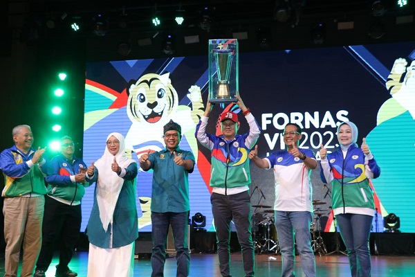 
Jawa Barat menjadi  juara umum Festival Olahraga Rekreasi Nasional VII/2023 di Kabupaten Bandung, dengan perolehan medali 433 medali. (Foto: prokopimda)