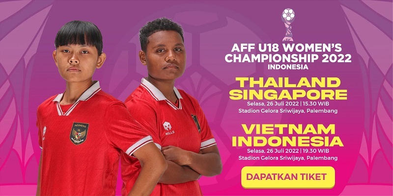 
Indonesia akan melawan Thailand di Semifinal AFF U-19 Women's Championship 2023, di Stadion Gelora Sriwijaya Jakabaring, Palembang, Kamis (13/7/2023). (Foto: PSSI)