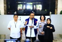 Dirtipidsiber Bareskrim Polri, Brigjen Pol Adi Vivid Agustiadi Bachtiar saat memberikan keterangan pers (Foto: Humas Polri)