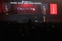 Presiden Direktur CIMB Niaga Lani Darmawan menyampaikan apresiasi atas antusiasme nasabah dan undangan yang hadir menyaksikan langsung Konser Kejar Mimpi untuk Indonesia 2023 yang digelar CIMB Niaga di The Ritz-Carlton Pacific Place Jakarta, Kamis malam (24/8/2023)(Foto: Ist)