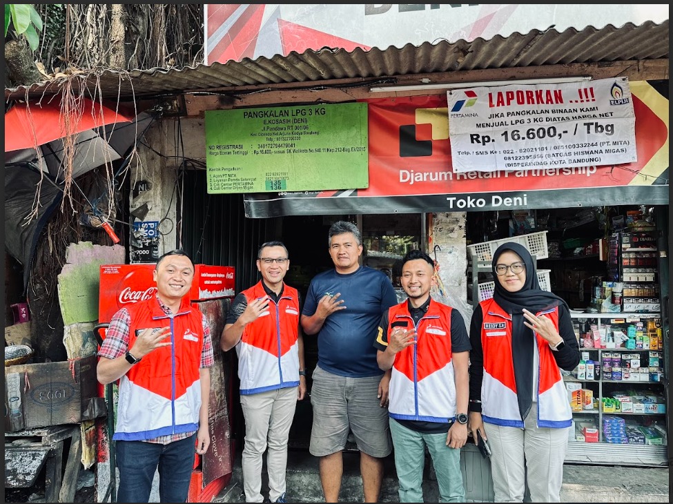 PT Pertamina Patra Niaga Regional Jawa Bagian Barat memastikan stok dan penyaluran LPG 3 Kg  di wilayah Cirebon Aman.(Foto: Pertamina)