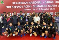 
Tim beregu putra dan putri tenis meja Jabar berhasil lolos ke PON Aceh-Sumut 2024.(Foto: andre/dara)