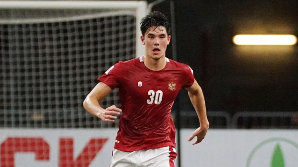 Pemain timnas Indonesia U-23, Elkan Baggott berambisi mengantarkan timnya lolos ke putaran final Piala Asia 2024. (Foto: Ist)
