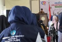 Kepala Dinas Pendidikan Kabupaten Bandung H.Ruli Hadiana menghadiri Wisuda kelulusan dan Inagurasi Guru Penggerak Angkatan 7, di Gedung PGRI Jalan Raya Katapang- Soreang, Kabupaten Bandung, Sabtu (2/9/2023). (Foto: maji/dara)
