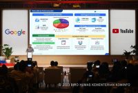 Menkominfo Budi Arie Setiadi dalam Forum #YukPahamiPemilu – Google Indonesia di Thamrin Nine, Jakarta Pusat, Rabu (20/09/2023). - (DRA)