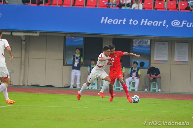 
Meski kembali kalah, Indonesia U-24 lolos sebagai satu dari empat peringkat ketiga terbaik. (Foto: NOC Indonesia) 

