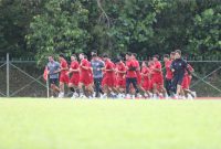 Timnas Indonesia siang ini menjalani latihan perdana, guna mempersiapkan diri menjalani laga kedua kualifikasi piala dunia 2026 melawan Brunei Darussalam, Selasa (17/10/2023). (Foto: PSSI)
