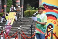 Bupati Bandung Dadang Supriatna optimistis Stadion Si Jalak Harupat yang dipercaya FIFA salah satu venue Piala Dunia U-17, bakal berdampak positif terhadap berbagai sektor selain olahraga, salah satunya sektor pariwisata.(Foto: dok/dara)
