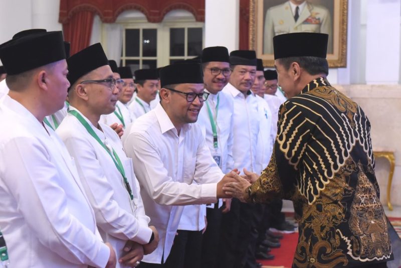 Presiden Jokowi buka Rakernas BKM, di Istana Negara, Jakarta, Rabu (08/11/2023). (Foto: Humas Setkab/Agung)

