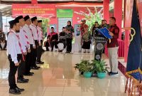 Lima Narapidana Terorisme mengucapkan ikrar janji setia NKRI di Lapas Kelas IIB Warung Kiara, Sukabumi, Jawa Barat Jumat (24/11/2023). (Foto: Ist) 
