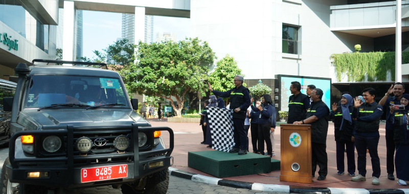 Pelepasan Tim Pemauan Kesehatan Libur Nataru (Foto: kemenkes)