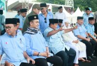 Suasana acara Ndaru Sholawat bersama Seribu Ulama dan Sejuta Santri untuk Pemilu Damai. (Dok. Istimewa)

