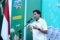 Pelaksana Harian (Plh) Sekda Jabar Taufik Budi Santoso menghadiri acara Beja (Bewara Jawa Barat) Vol.1 di Aula Timur Gedung Sate, Kota Bandung, Selasa (9/1/2024).(Foto: Yogi Prayoga/Biro  Adpim Jabar)