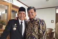 Pj Bupati Bandung Arsan Latif akrab dengan Aa Umbara Sutisna (Foto: Ist)