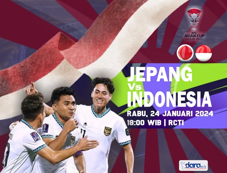 Timnas Indonesia bakal meladeni gempuran Timnas  Jepang dalam laga pamungkas Grup D Piala Asia 2023 di Stadion Al Thumama, Doha, Qatar, Rabu (24/1/2024) malam WIB. (Foto: miga/dara)
