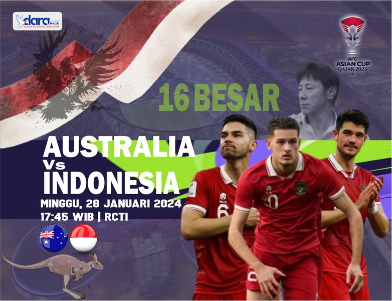 
Babak 16 besar Piala Asia 2023 diawali duel Timnas Indonesia versus Australia yang digelar di Stadion Jassim Bin Hamad, Doha, Qatar, Minggu (28/1/2024).(Foto: miga/dara)
