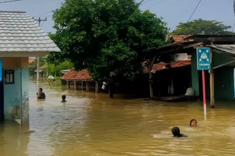 
Banjir Paksa 1.643 Warga Karawang Mengungsi dan Tenggelamkan 100 Hektar Lahan Pertanian (Foto: BPBD Jawa Barat)