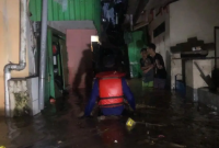 Ilustrasi banjir di Bandung (Foto: BPBD Jabar)