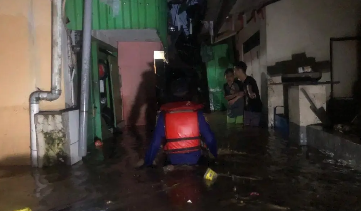 Ilustrasi banjir di Bandung (Foto: BPBD Jabar)