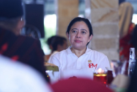 Ketua DPR RI Puan Maharani saat di Klaten (Foto: Eno/Man/DPR RI)