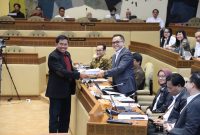 Suasana Raker dan RDP bersama Komisi II DPR RI terkait RPP Manajemen ASN, di Jakarta, Rabu (13/3/2024)(Foto: PANRB)