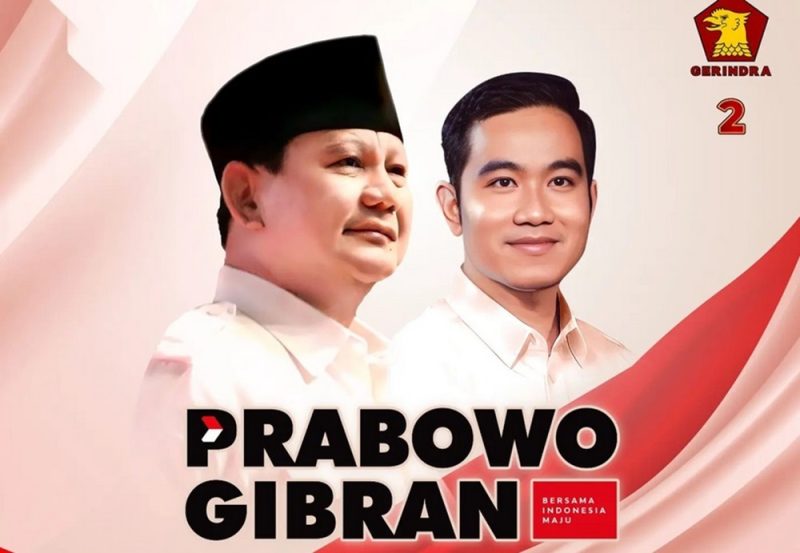 
Prabowo Subianto-Gibran Rakabuming Raka sebagai Presiden dan Wakil Presiden terpilih Pemilihan Presiden (Pilpres) 2024. (Foto: Harian Disway)
