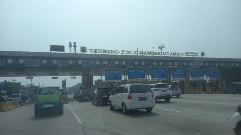 Gerbang Tol Cikampek. (Foto: PMJ/Gtg)