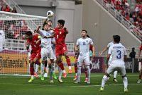 Laga Timnas Indonesia U-23 dengan Timnas Uzbekistan, Senin (29/04/2024), di Doha, Qatar. (Foto: PSSI.org/setkab)