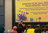 Acara Diskusi Film dan Pemutaran Film Pendek Indonesia di Ballroom Hotel Harmoni, Jalan Cipanas Baru, Kecamatan Tarogong Kaler, Kabupaten Garut, Minggu (5/5/2024)(Foto: Istimewa)