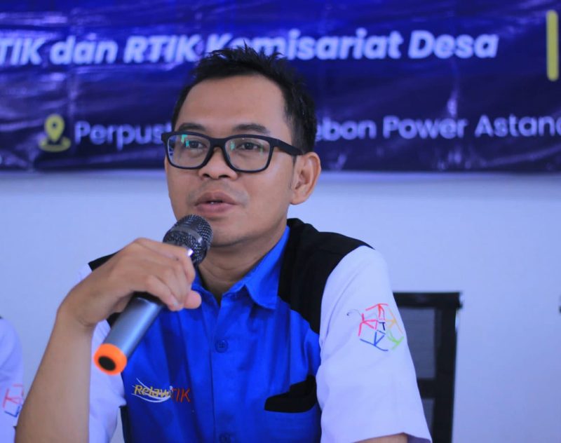 Akhmad Rofahan, Ketua Relawan Teknologi Informasi dan Komunikasi (RTIK) Kabupaten Cirebon