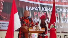 Deniswara pada saat raker PP Bandung Barat (Foto: Istimewa)