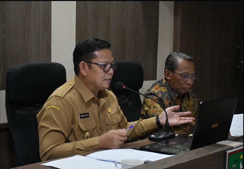 PJ Wali Kota Sukabumi Kusmana Hartadji dan Ketua DPRD Kota Sukabumi (Foto: Istimewa)