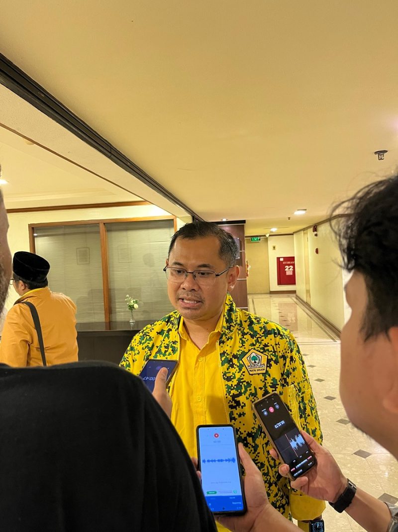 
Arfi Rafnialdi, Ketua Bidang Strategi Penggalangan Pemilih DPP Partai Golkar (Foto: deram/dara)
