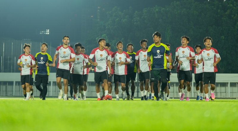 
Timns Indonesia U-20  bakal menghadapi Maladewa di laga perdana Grup F Babak Kualifikasi Piala Asia 2025 di Stadion Madya, Jakarta. Rabu (25/9/2024).(Foto: PSSI)
