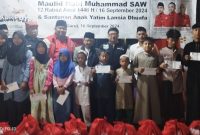 DPC PDI Perjuangan Garut peringati Maulid Nabi Muhamad SAW 12 Rabiul Awal 1446 H Tahun 2024 di Halaman Kantor DPC PDI Perjuangan Garut, Jalan Merdeka, Kecamatan Tarogong Kidul, Kabupaten Garut, Senin (16/9/2024) malam (Foto: Istimewa)