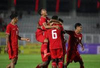 
Selebrasi pemain Timnas Indonesia saat mengalahkan Timur Leste, di Stadion Madya Jakarka,Jumat (27/9/2024). (Foto: PSSI)

