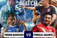 Liga 1 Indonesia menyajikan big metch yang mempertemukan Persib versus Persija di Stadion Sijalak Harupat Kabupaten Bandung, Jawa Barat, Senin (23/9/2024).(Foto: grafis/dara) 

