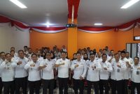 Kegiatan Penguatan dan Pemahaman Tupoksi Pemasyarakatan oleh Pembimbing Kemasyarakatan Ahli Utama Ditjen PAS, Sudjonggo dan Pembimbing Kemasyarakatan Ahli madya, Rudik Erminanto, di Aula Lapas Garut, Rabu (9/10/2024)(Foto: Istimewa)