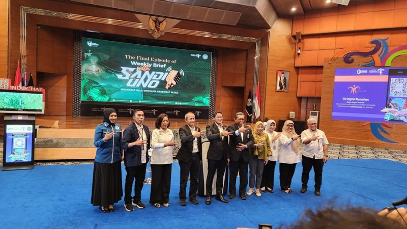 Kemenparekraf RI, resmi me-launching Tourist Information Center (TIC) Digital Nusantara sebagai Pusat Informasi Pemasaran Pariwisata yang mudah, aman dan lengkap, Senin (14/10/2024). (Foto: deram/dara)

