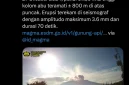 
Gunung Marapi erupsi, Minggu pagi (27/10/2024).(Foto: X PVMBG)