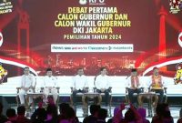 
Debat perdana Pilkada Jakarta 2024 digelarbdi JIExpo Kemayoran, Jakarta Pusat, Minggu (6/10/2024).(Foto: Jakarta.nu.or.id)

