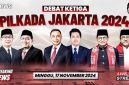 Komisi Pemilihan Umum (KPU) Jakarta  menggelar debat Debat ketiga di Hotel Sultan, Jakarta Pusat, Minggu (17/11/2024).(Foto: yuotube)
