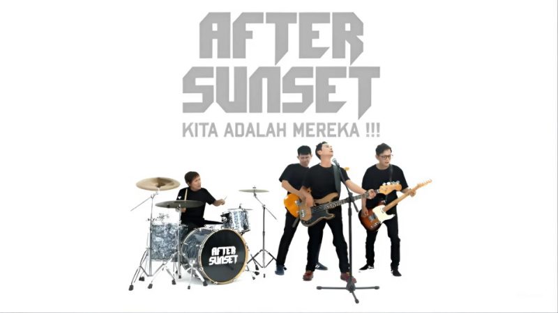 Para personal grup band AFTERSUNSET. (Dok. Istimewa)