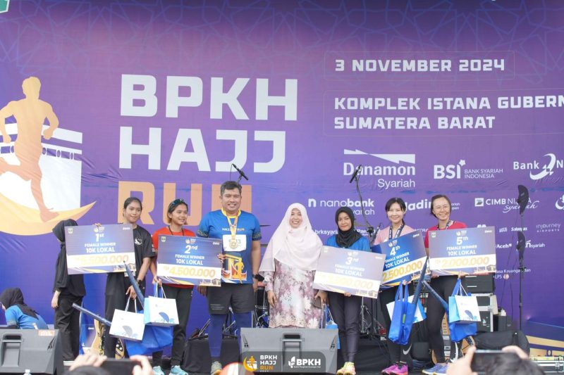 Badan Pengelola Keuangan Haji (BPKH) sukses menggelar BPKH Haj Run di Kota Padang, Sumatera Barat pada Minggu (3/11/2024)(Foto: Istimewa)