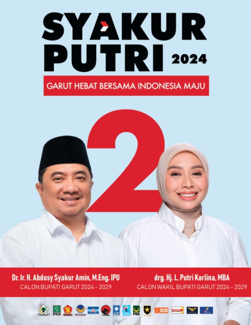 Pasangan Calon Bupati dan Wakil Bupati Garut, Syakur Amin dan Putri Karlina dinilai cocok untuk kembangkan bonus demografi Garut ke depan (Foto: Istimewa)
