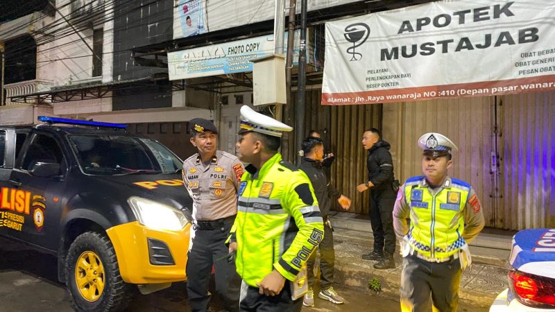 Polres Garut Gelar Patroli Gabungan Skala Besar untuk Ciptakan Situasi Kondusif di wilayah hukum Polres Garut, Sabtu malam (16/11/2024)(Foto: Istimewa)