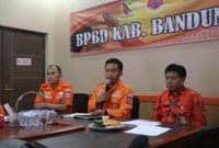 Kepala Pelaksana BPBD Kabupaten Bandung Uka Suska Puji Utama.(Foto:do/dara)