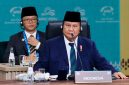 Presiden Prabowo Subianto dalam Leaders Retreat Konferensi Tingkat Tinggi (KTT) Kerja Sama Ekonomi Asia-Pasifik (APEC) 2024 yang digelar di Lima, Peru, Sabtu (16/11/2024). (Foto: BPMI Setpres/Rian)